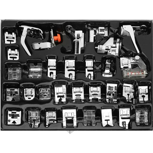 Household Sewing Machine Multifunction Presser Foot Set for Sewing Works(32Pcs)