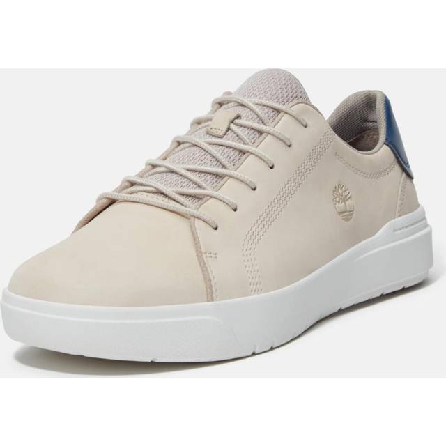 Timberland for man. TB0A41F7EX41 Seneca Bay Oxford beige leather slippers (41), Flat, Laces, Casual