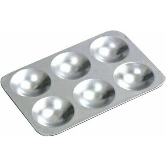 Jakar aluminium six-well rectangle palette