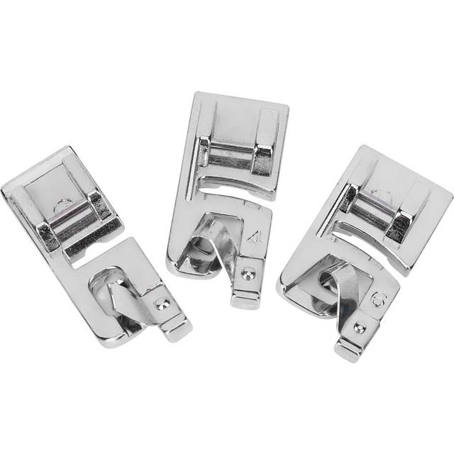 3Pcs Sewing Machine Rolled Hem Foot Household Crimping Process Sewing Accessories