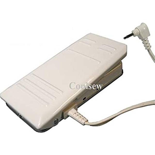 Janome sewing machine foot control white metal electronic pedal 100% genuine