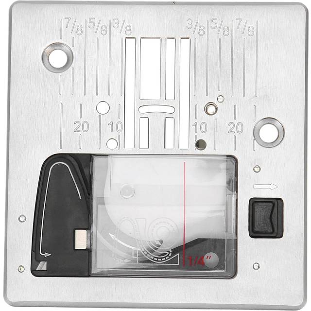 Needle Plate with Cover Plate Replacement for CE667 HD6700 Abrasion Resistance Q235 Steel Sewing