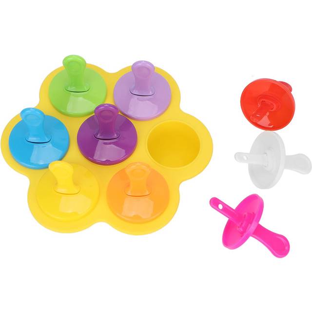 Reusable Silicone Ice Tray Fine Lines Removal Facial Beauty Ice Roller Skin Care ToolsYellow yellow
