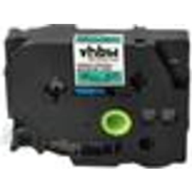 Vhbw - 1x Label Tape compatible with Brother pt H500LI, H500, P700, H300, H300LI, E800W Label Printer 18 mm, Black on Green, Extra Strong