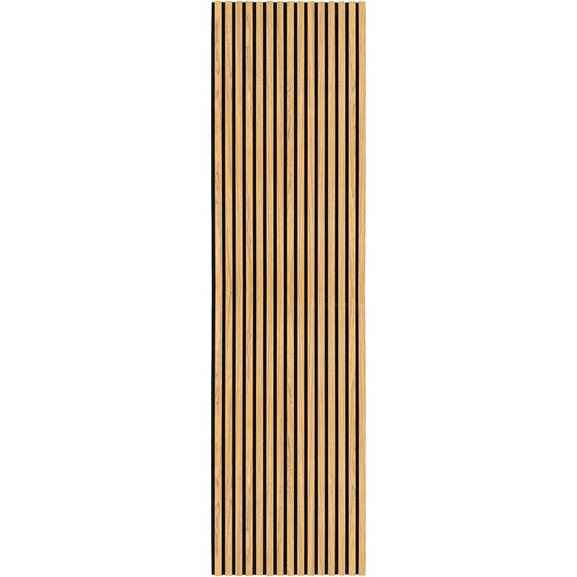 Monstershop Acoustic Slat Wall Panel - Oak, Cream