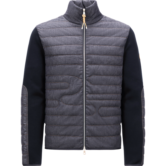 Moncler, Jacka, Herr, L, Denim, Denimtröja med dragkedja - blue (L)