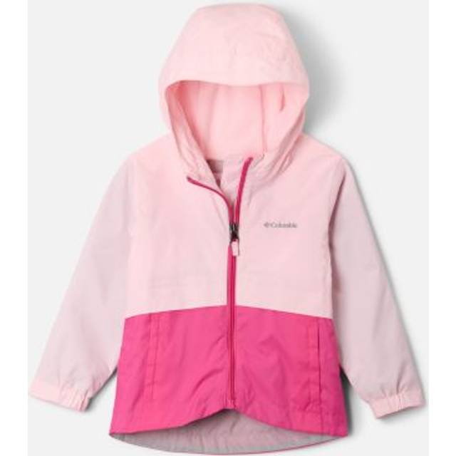Columbia Girls' Toddler Rain-Zilla II Jacket- - Red (2T)