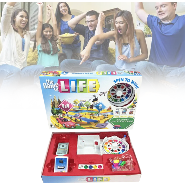 The Game Of Life Board Game Kids Family Interactive Educational Fun Party Toy