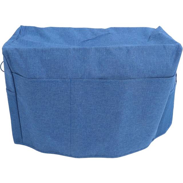 Sewing Machine Cover Multipurpose 600D Oxford Cloth Protective Sewing Machine Dust Cover with black