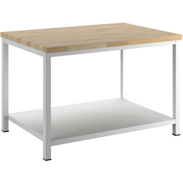RAU 1 sheet steel shelf, 1 sheet steel shelf, depth 900 mm, width 1250 mm - light grey RAL 7035