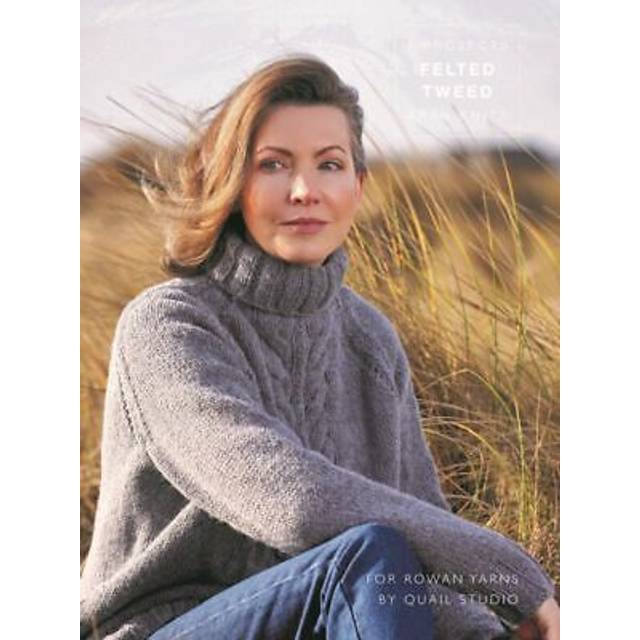 Felted tweed aran knits knitwear knitting patterns 4 projects