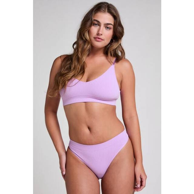 Hunkemöller Dianne High Leg Thong Purple - M