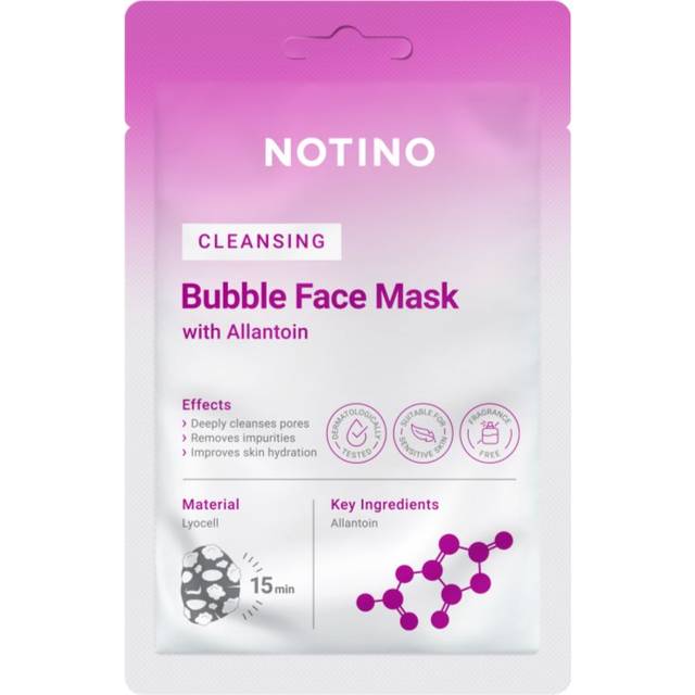 Notino Cleansing Bubble Face Mask with Allantoin Rengörande mask för ansikte 20 g