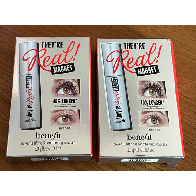 Benefit they're real magnet powerful lifting lengthening black mascara 2x 3g