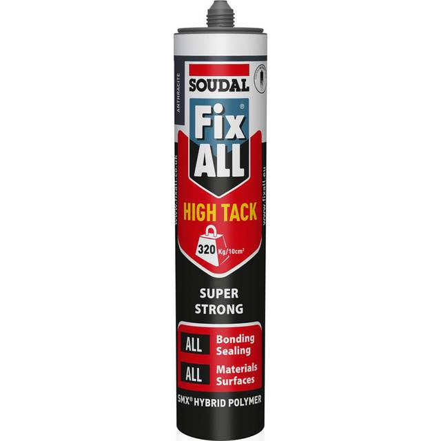 Soudal Fix All High Tack Adhesive & Sealant 290ml in Anthracite
