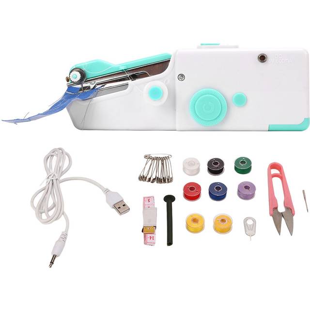Handheld Sewing Machine Multipurpose Cordless Portable Sewing Machine for Beginners Kids Adults