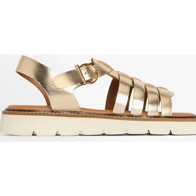Barbour OTTERBURN Womens Fisherman Sandals Gold - UK 7