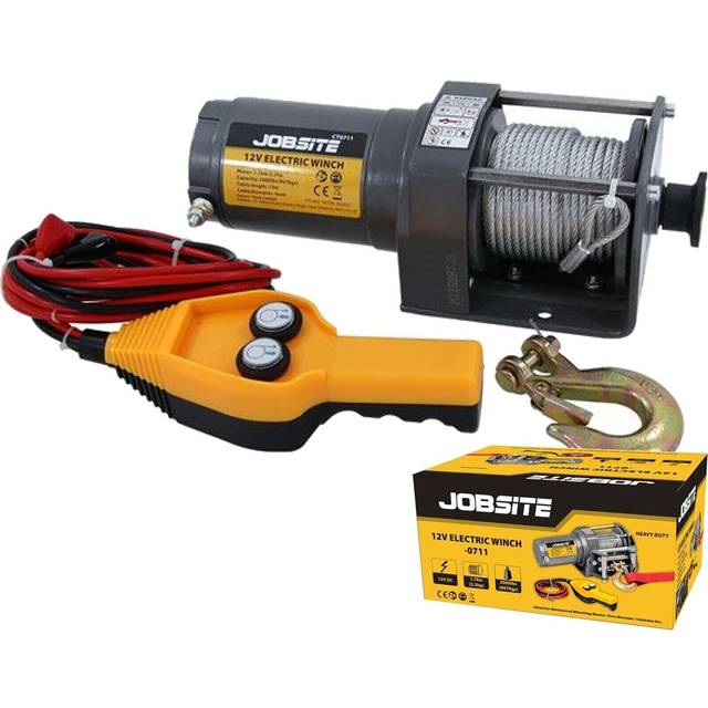 Electric Winch - 12V - 1000 To 2000lb Rev (Genuine Neilsen CT0711)