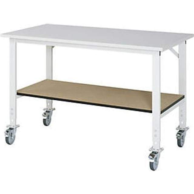 RAU melamine coated worktop, 22 mm thick, melamine coated worktop, 22 mm thick, WxD 1500 x 800 mm - light grey RAL 7035