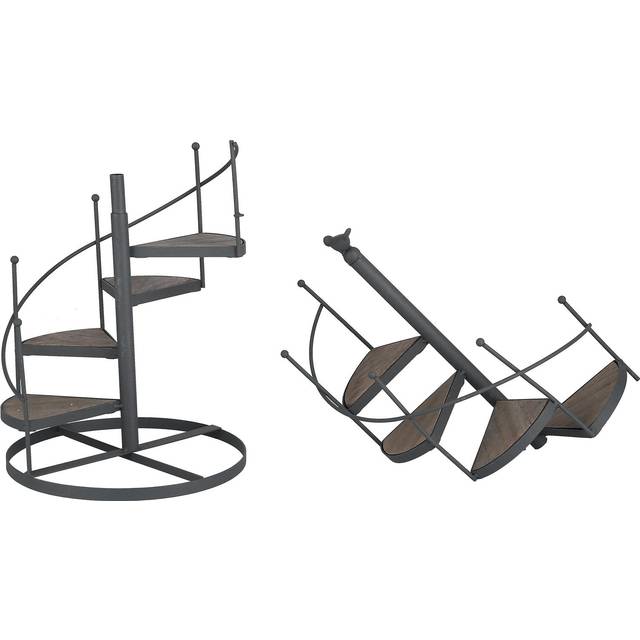 European Style Decorative Plant Shelf Multifuctional Wrought Iron Plant Rack Easy to Install for