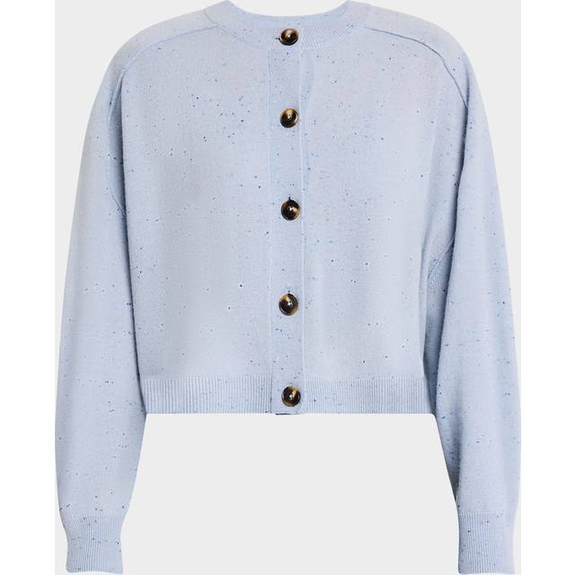 Douve Speckled Wool Cardigan - CARAIBES - Small