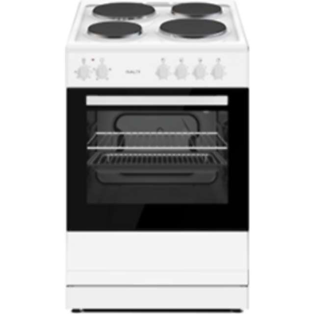 Inalto IN60SEW 60cm Single Freestanding Electric Cooker with Solid Plate Hob