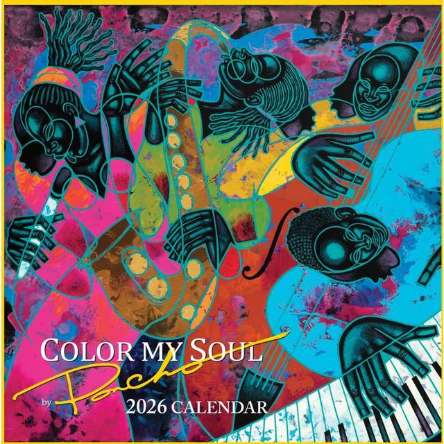 Larry Poncho Brown Color my Soul 2026 Wall Calendar