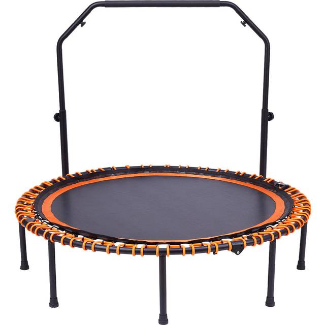 Round Backyard Trampoline - Orange (124cm H X 122cm W X 122cm D)