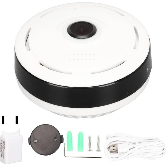 Fisheye 360 Degree Panoramic Webcam  Wifi Wireless Camera Night Vision Motion Detection Two Way