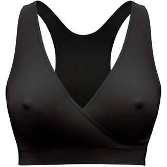 Medela Black Keep Cool Sleep Bra, Black, Size M