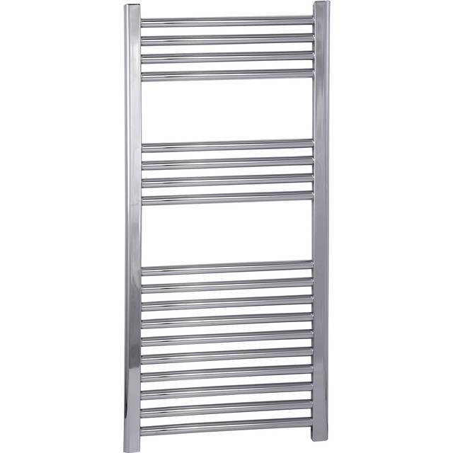 Prorad 2 Chrome Straight Towel Rail 600 x 1000mm - Silver