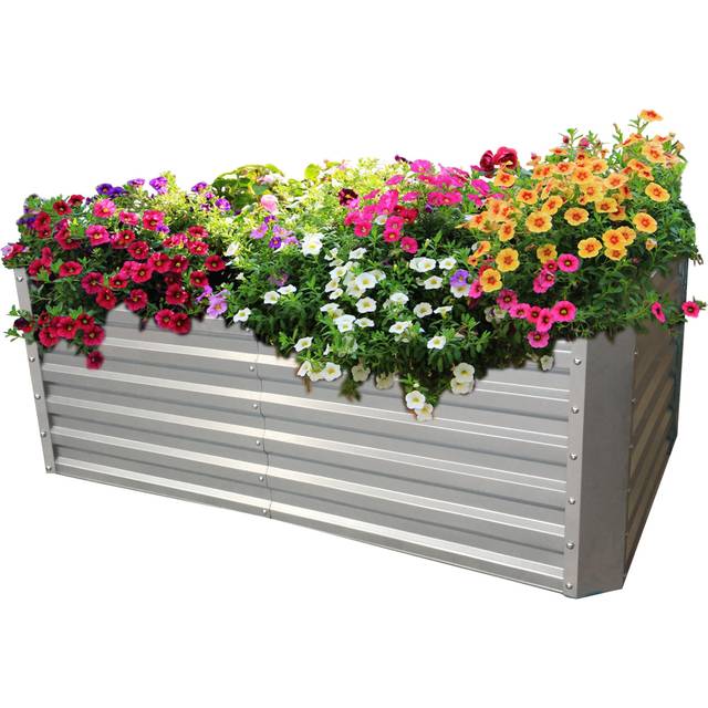 GABIONA Hochbeet Metall mit Wühlmausgitter für Hochbeete| Pflanzkasten für Garten | HBT: 60x184x90 cm | Ohne Boden | Draht extra stark mit 0,8 mm