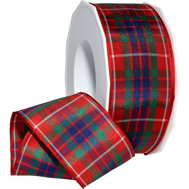 Morex Ribbon 975 Edinburgh Ribbon  1.5 inches by 27 Yards  Frazer Tartan