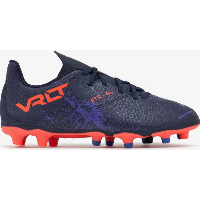 Kids' Football Lace-up Boots Viralto I Fg - Rhino - Blue