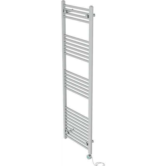 Fabiola Straight Towel Rail Heated Towel Rails - Chrome (160cm H x 50cm W x 3cm D)