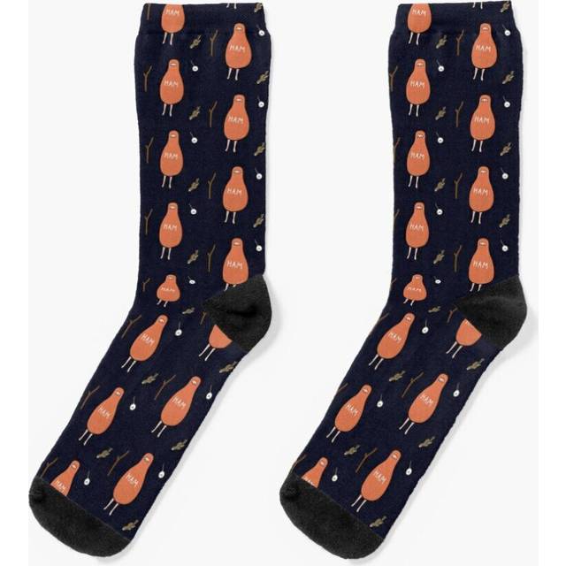 Dress Socks Ham : To Kill A Mockingbird Literally Scout Halloween Costume Novelty Fancy Crazy Pattern Crew Casual for Men Women