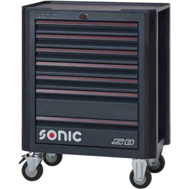 Tom Verktygslåda S8 Next 8D Mörkgrå (Ral7016) Sonic