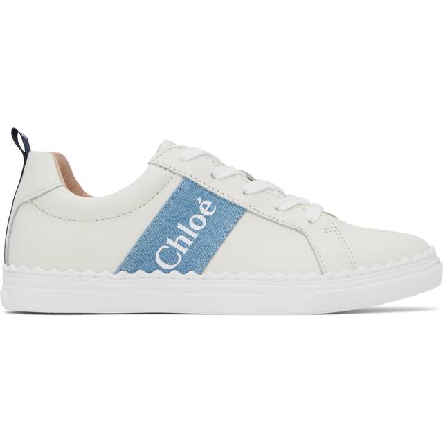 Chloé Kids Off-White Lauren Low-Top Sneakers - 117 Offwhite - EU 34