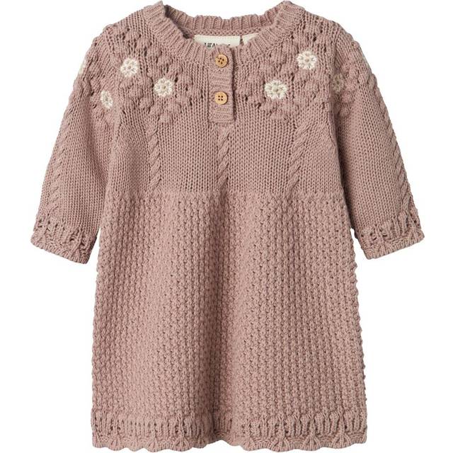 Lil' Atelier Nbfbrianna LS Knit Dress LIL Stl. 56 fepojkar - Klänningar Från Magasin - Etherea (56)