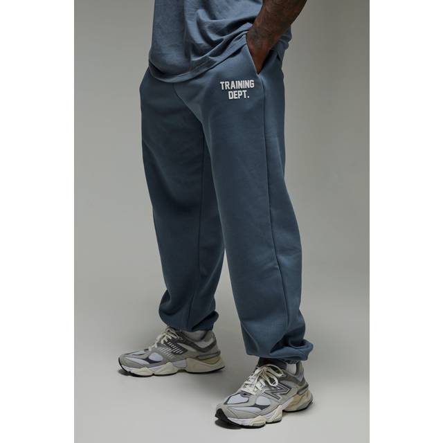 Man Active Training Dept Oversized Brushed Jogger - Blue - XL