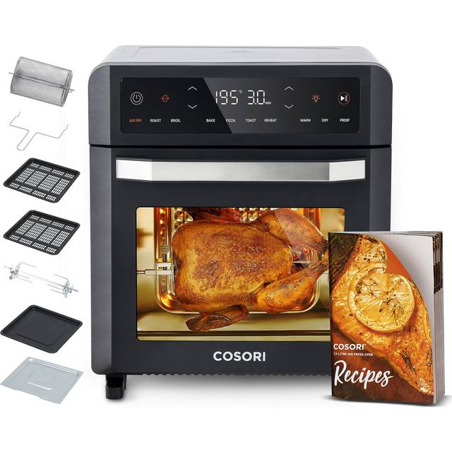 COSORI Air Fryer Oven,12L Large Capacity with 1800W Powerful Dual Heating,11-in-1 Rotisserie Air Fryer,Convection Fan ,220