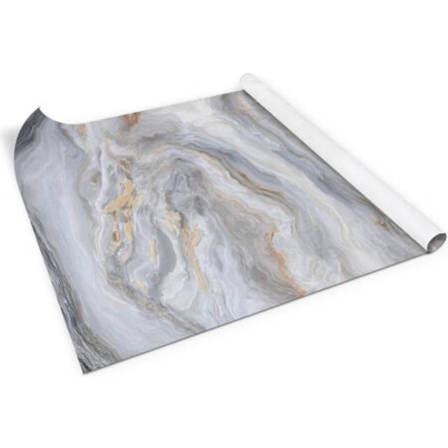Worktop covering stickers self adhesive vinyl wrap marble mountains 100x50