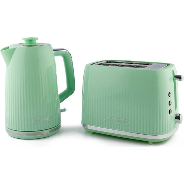 HAMILTON BEACH Miami Breakfast Jug Kettle & 2-Slice Toaster Bundle - Mojito Mint, Green