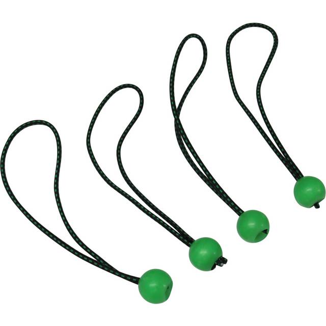 (30CM) Elastic Bungee Ball Ties 4MM x4 (Hi Vis Balls)