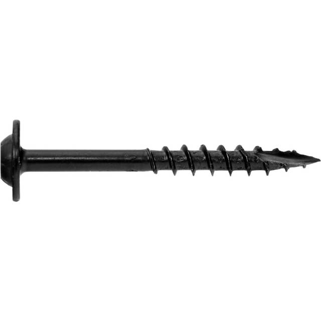 #8 x 1-5/8 Round Washer Head Truss Head Screw. Torx/Star Drive Head Wood Screws. Multipurpose Cabinet  Furniture  Siding and Trim and General Construc