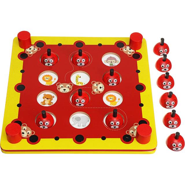 Wood Puzzles Memory Matching Game Educational Toys Board Games For Children Kids