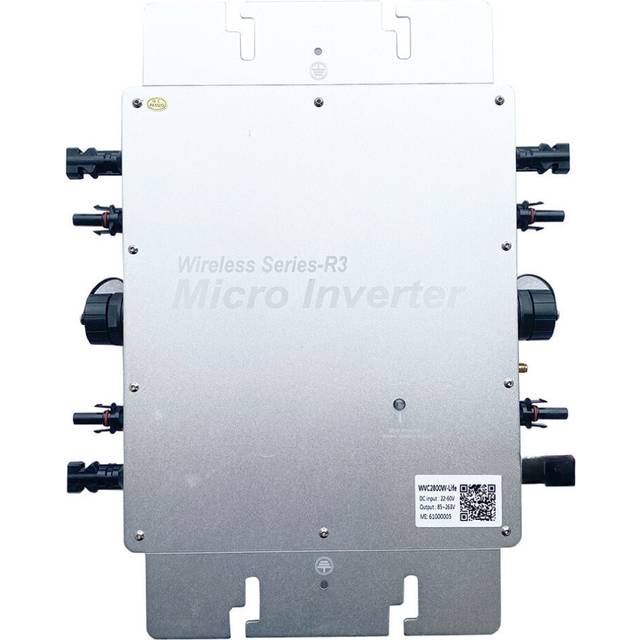 2800W Wi-Fi MPPT Grid Tie Inverter DC 22-60V to AC 110V230V 50hz60hz For On-Grid Solar Power System Home
