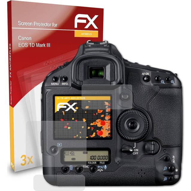Atfolix 3x screen protection film for canon eos 1d mark iii matt&shockproof