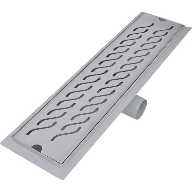 Iaeger 14cm Linear Grid Waste Shower Drain (14cm W X 31cm H X 174cm D)