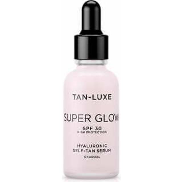 Tan-luxe super glow spf30 hyaluronic self-tan serum 30ml